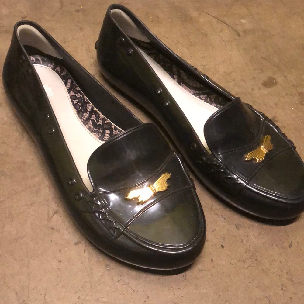 Melissa x Jason Wu Black Kelly flats Size 9